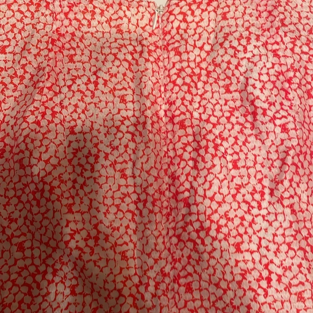 Club Monaco Red‎ and White Mini Skirt Size 4